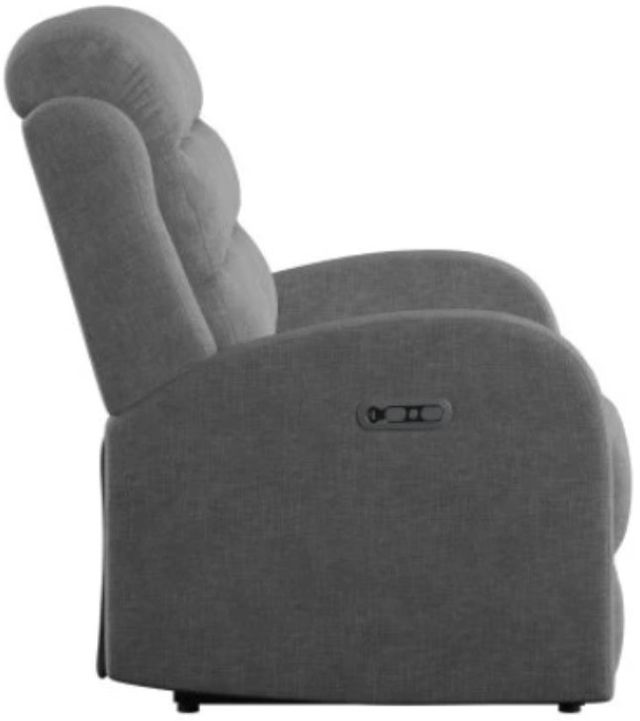 Emerald Home Harvey Gray Power Recliner with Power Headrest-4