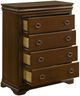 Coaster® Garland Brown Cherry Bedroom Chest of Drawers-5