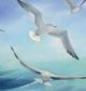 Stylecraft Sea Flight Blue/Blue-Green/Light Blue/White Wall Art -1