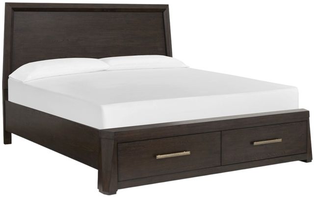 Magnussen Home® Tauren Coffee Bean Brown California King Panel Storage Bed-0