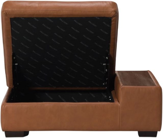 Palliser® Furniture Customizable Madison Track Arm Storage Ottoman with Table-2