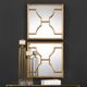 Uttermost® Misa 2-Piece Antiqued Gold Leaf Square Mirror Set-1