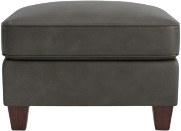 Bassett® Furniture Customizable Corinna Leather Ottoman-1
