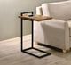 Coaster® Maxwell Antique Nutmeg Accent Table with Black Metal Base-3