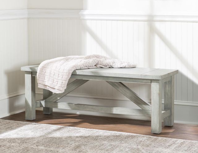 Legacy Classic XXX'S and OOO's Bellflower Wooden Bed Bench-2