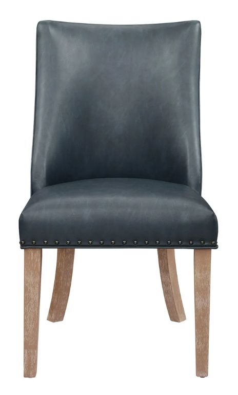 Powell® Auden Natural/Navy Dining Chair-3