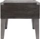 Signature Design by Ashley® Todoe Dark Gray End Table with Silver Base-2