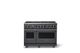 Viking® 7 Series 48" Cast Black Pro Style Liquid Propane Gas Range-0