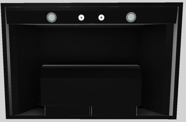 Vent-A-Hood® Designer Series 36" Black Wall Mounted Range Hood-3