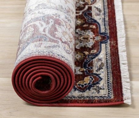 Kalora Interiors Serene Cream/Blue/Red 8' x 10' Area Rug -4
