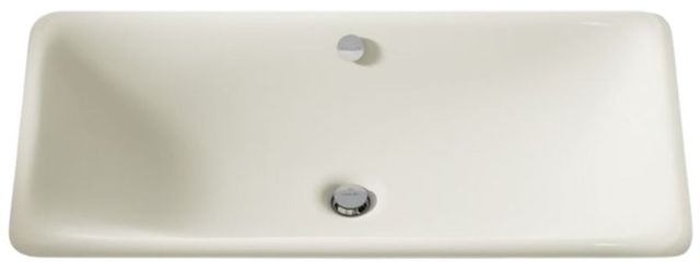 Kohler Iron Plains® Biscuit 30" Rectangular Drop-In/Undermount/vessel Bathroom Sink with Biscuit Painted Underside-4