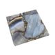 A & B Home 4-Piece Gold/Grey Coaster Set-1