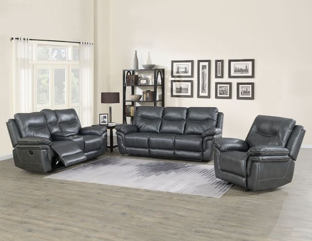 Steve Silver Co. Isabella Gray Manual Glider Recliner-1