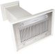 ZLINE Designer Series 36" Cottage White Island Mount Range Hood-2