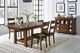 A-America® Mariposa Rustic Whiskey Trestle Dining Table-1