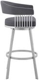 Armen Living Chelsea Slate Grey 30" Bar Stool-4