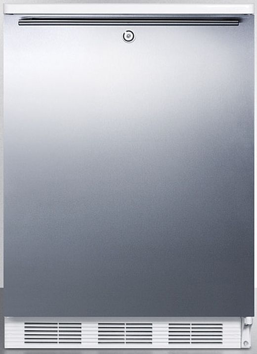 Accucold® by Summit® 24" 5.5 Cu. Ft. Stainless Steel Compact Refrigerator-0