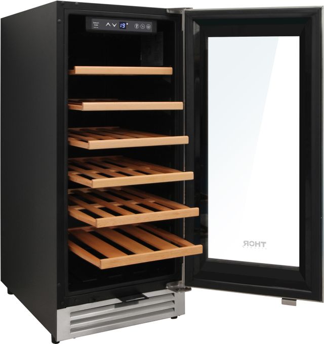 Thor Kitchen® 15" Stainless Steel Wine Cooler-2