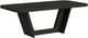 Elements International Ridgemont Black Rectangular Dining Table-0