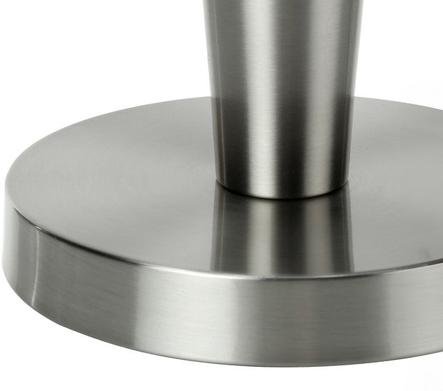 Monarch Specialties Inc. Set Of 2 24"H Silver Metal Table Lamps-3