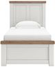 Benchcraft® Savonport Brown/White Youth Twin Panel Bed-2