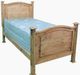 Million Dollar Rustic Budget Brown Twin Panel Bed-0