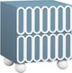 TOV Furniture Tori Blue Nightstand-0