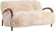 Four Hands Sandro Champagne Mongolian Fur Settee-0