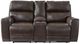 Signature Design by Ashley® Beadel Smoke Power Recliner Loveseat with Adjustable Headrest-0