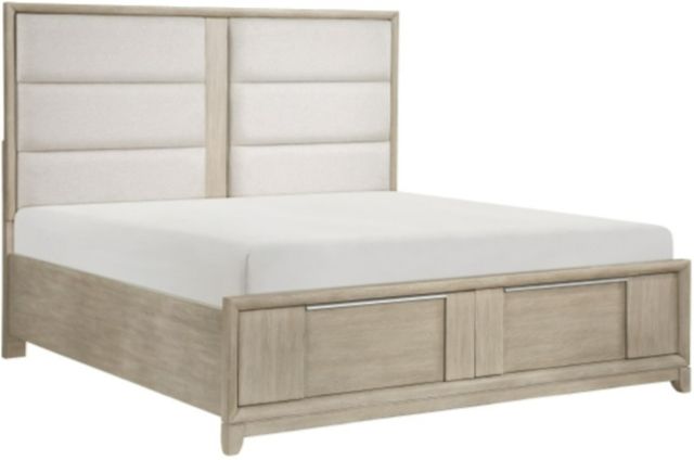 Homelegance® McKewen Light Gray California King Storage Platform Bed-0