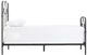 Four Hands Casey Sandblasted Vintage Black Youth Twin Metal Rod Bed-3