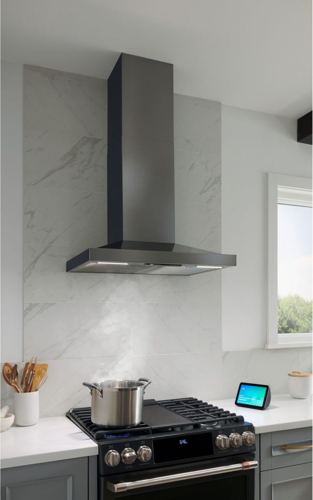 Best® WCS1 Series 30" Black Stainless Steel Wall Mounted Range Hood-4
