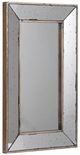 A & B Home Antiqued Silver Tray Mirror-0