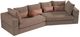Michael Amini® Amora 2-Piece Eggshell Walnut Sectional Sofa -4