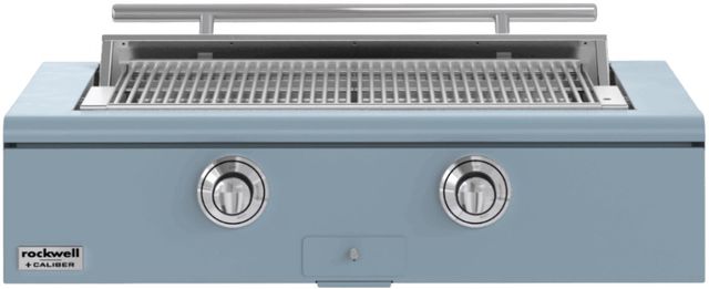 Caliber™ Rockwell Social 2-Burner Bluestone Built-In Liquid Propane Grill with Polished Chrome Hardware-0