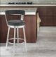 Armen Living Bryant Black 30" Swivel Bar Stool-4