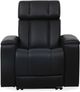 Parker House® Phoenix 5-Piece Autumn Black Leather Power Reclining Theater Seating P3-5