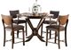 Furniture of America® Marina 5-Piece Walnut Dining Table Set-0