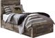 Benchcraft® Derekson Multi Gray Twin Panel Bed with 2-Drawers Storage-0
