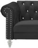 New Classic® Home Furnishings Emma Black Crystal Sofa-4