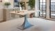 Nest Home Collections Makenzie Antique Natural Dining Table with Iron Base-1