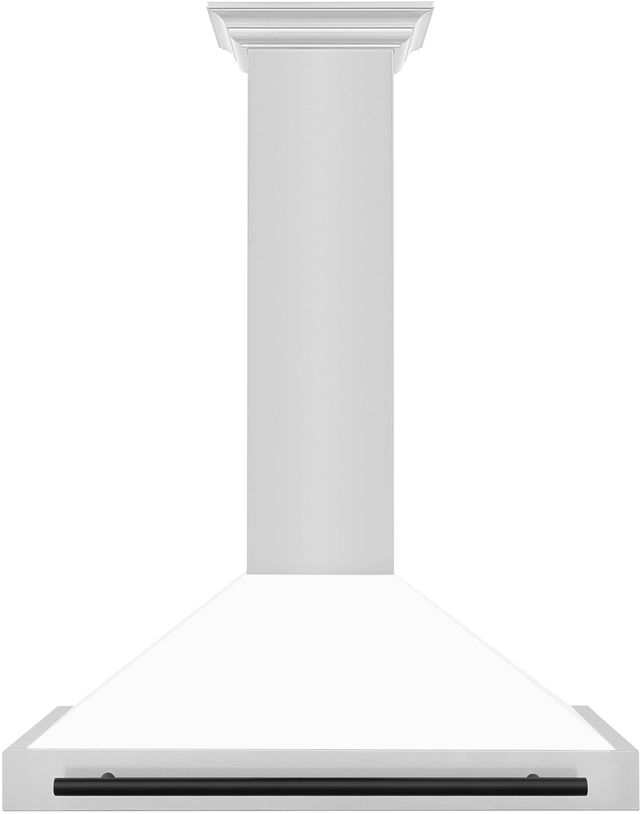 ZLINE 36" Autograph Edition White Matte Wall Mounted Range Hood-0
