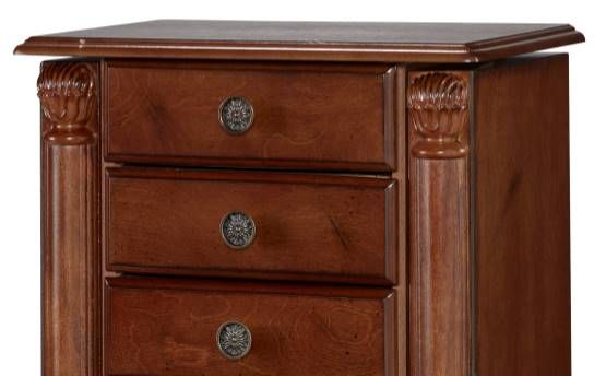 Powell® Deep Cherry Jewelry Armoire-1