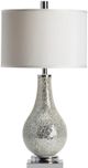 Crestview Collection Ascott Chrome/Silver/White Table Lamp-1