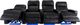RowOne Prestige Home Entertainment Seating Black 4-Chair Straight Row-1