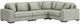 Signature Design by Ashley® Lindyn 4-Piece Fog L-Shape Sectional-0