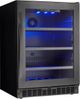 Silhouette® Prague 5.6 Cu. Ft. Black Stainless Steel Beverage Center-1