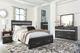 Signature Design by Ashley® Starberry 5-Piece Black King Storage Panel Bed Set-5