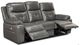 Mazin Furniture Primus Grey Power Reclining Sofa with Drop-Down Table-3