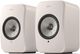 KEF LSX II LT 4.5" Stone White Powered Stereo Speakers-0
